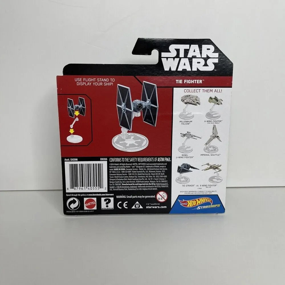 Hot‎ Wheels Star Wars Tie Fighter 2014 New Flight Stand